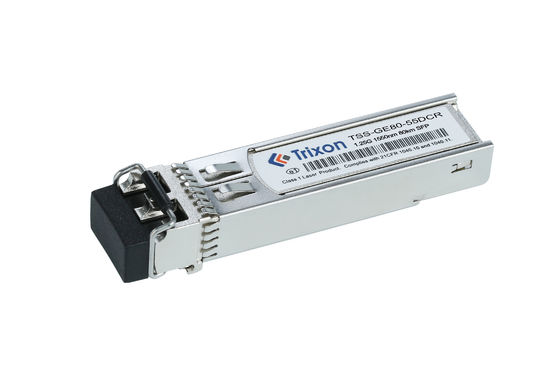 شراء TSS-GE80-55DCR 1.25G 80km1550nm LC ناقل إيثرنت أحادي الوضع لتطبيقات الشبكة التصنيع عبر الإنترنت