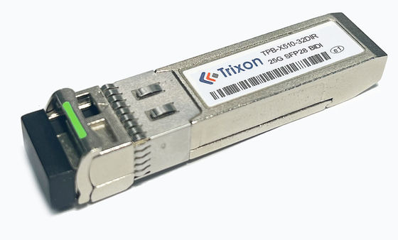 جهاز BIDI 10km 25G SFP28 المرسل البصري مع رابط LC TX1310nm RX1270nm