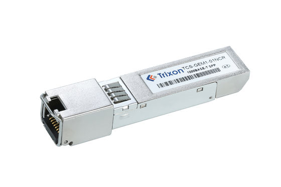 RJ-45 10gbe ناقل النحاس SFP 1.25Gbps 10M 100M 1000M TCS-GEM1-01NCR