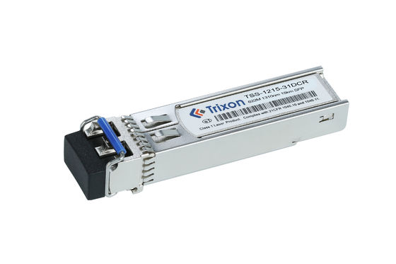 TSS-1215-31DCR 622M وحدة SFP Transceiver SMF نوع الألياف 15km المسافة 1310nm-FP -5°C ~ +70°C