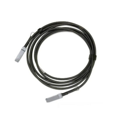 كابل سلبي QSFP + DAC متصل مباشرة نطاق درجة الحرارة -5C- 70C لنقل الإشارة المستقر