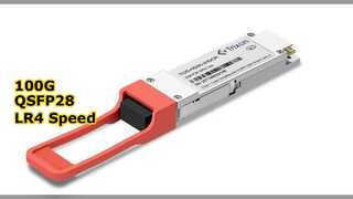 جهاز إرسال واستقبال 100G QSFP28 LR4 10 كجم 1310 نانومتر