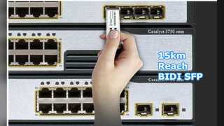 2.5G BIDI SFP 15km 1310nm 1550nm جهاز الإرسال والاستقبال