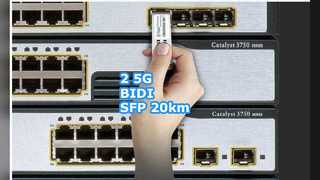 جهاز إرسال واستقبال 2.5G BIDI SFP 20 كجم LC